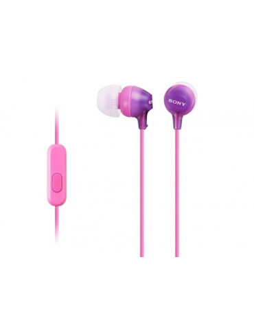 Слушалки Sony Headset MDR-EX15AP pink / розов