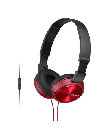 Слушалки Sony Headset MDR-ZX310AP червени