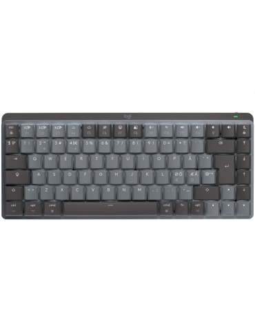 Безжична геймърска клавиатура Logitech MX Mechanical Mini for Mac, SPACE GREY,  US, 2.4GHZ/BT, TACTILE - 920-010837