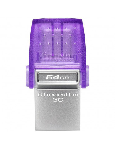 Флаш памет Kingston 64GB DataTraveler microDuo 3C 200MB/s dual USB-A   USB-C - DTDUO3CG3/64GB