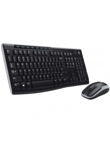 Безжичен комплект клавиатура и мишка Logitech MK270