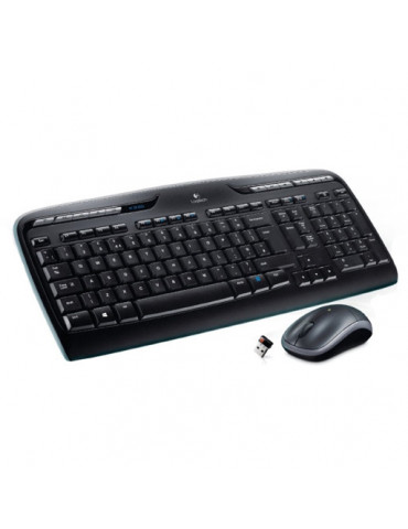 Безжичен комплект клавиатура и мишка Logitech MK330