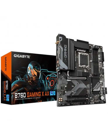 Дънна платка Gigabyte B760 GAMING X AX, LGA1700, DDR5