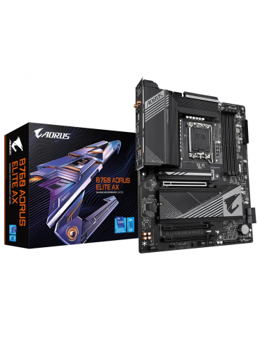 Дънна платка Gigabyte B760 AORUS ELITE AX, LGA1700, DDR5