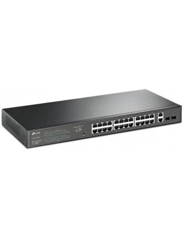 28-портов гигабитен Easy Smart комутатор TP-Link TL-SG1428PE с 24-PoE  порта и 2 SFP слота