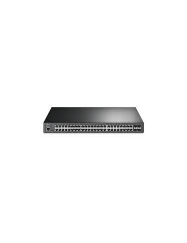 52-портов L2  управляем гигабитен комутатор TP-Link JetStream TL-SG3452P с 48 PoE  порта