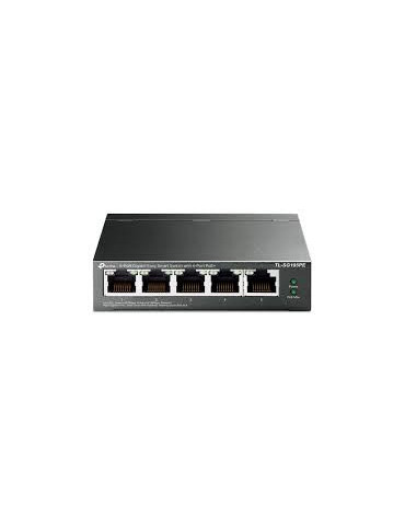 5-портов Gigabit Easy Smart комутатор TP-Link TL-SG105PE с 4 PoE  порта