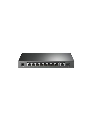 10-портов гигабитен настолен комутатор TP-Link TL-SG1210P с 8-PoE  порта