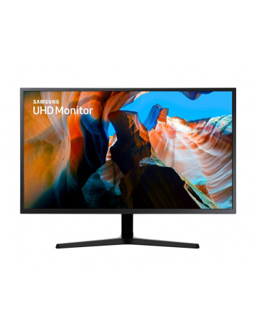 Монитор Samsung U32J590U 32" UHD VA, FLAT, 4ms, 3840x2160, FreeSync, DP, HDMI, Dark Blue Gray - LU32J590UQPXEN