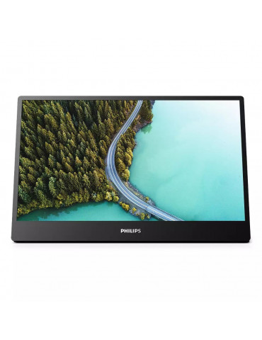 Монитор Philips 16B1P3302D, 15.6" IPS WLED, FHD 60Hz, 5ms GtG, Low Blue Light, Tilt, Pivot 2xUSB-C