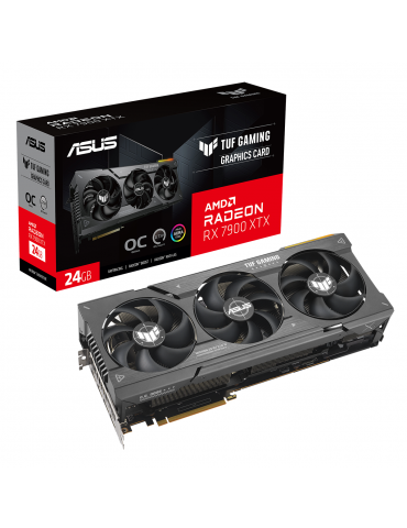 Видео карта ASUS TUF GAMING AMD RADEON RX 7900 XTX OC 24GB GDDR6 - TUF-RX7900XTX-O24G-GAMING