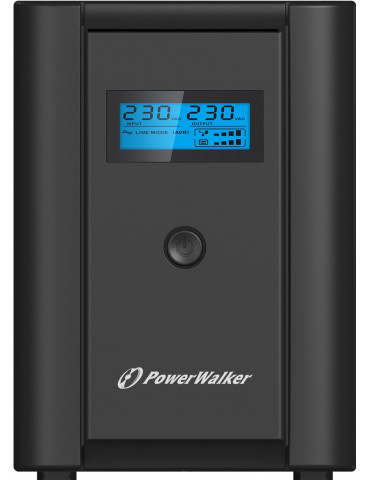 Токозахранващо устройство Powerwalker VI 2200 SHL LCD, 2200VA, Line Interactive