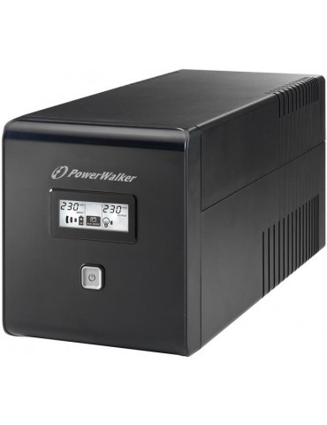 Токозахранващо устройство Powerwalker VI 1000 LCD, 1000VA, Line Interactive