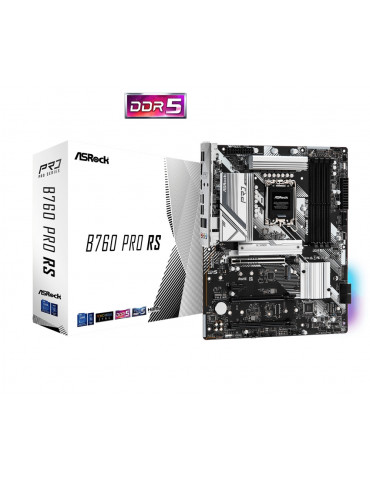 Дънна платка Asrock B760 PRO RS, LGA1700, 4xDDR5 - 90-MXBKS0-A0UAYZ