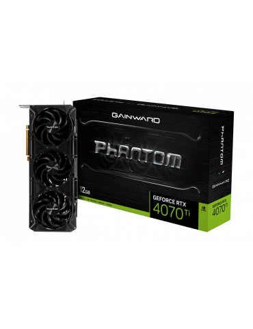Видео карта Gainward GeForce RTX 4070 Ti Phantom 12GB, GDDR6X, 192 bit - NED407T019K9-1045P
