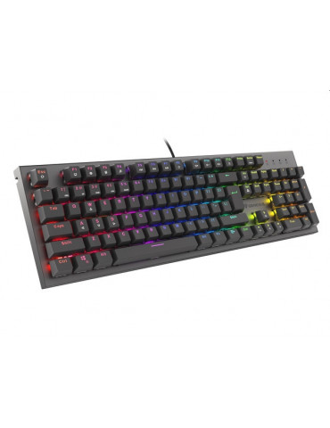 Механична геймърска клавиатура Genesis Thor 303 RGB Backlight Red Switch Hot Swap US Layout Black - NKG-1877