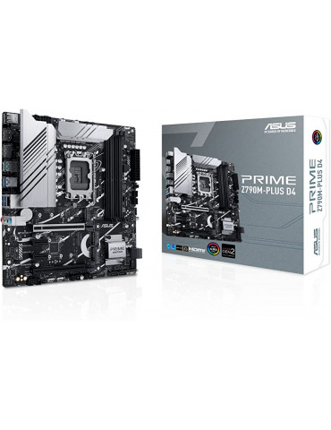 Дънна платка Asus PRIME Z790M-PLUS D4, LGA1700 - 90MB1D20-M0EAY0