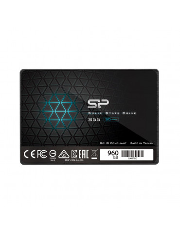 SSD диск Silicon Power 960GB S55, 2.5", SATA3 - SP960GBSS3S55S25