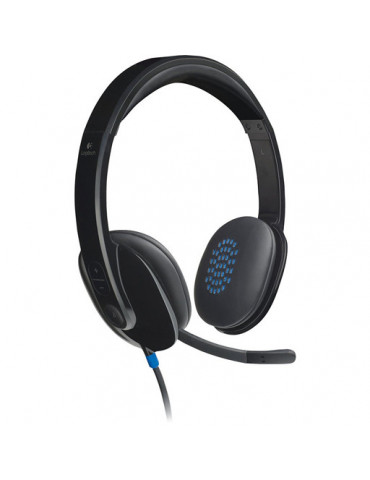 Слушалки Logitech H540 черни с микрофон