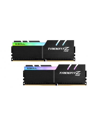 RAM памет G.SKILL 16GB(2x8GB) DDR4, 3200MHz CL16 Trident Z RGB for AMD - F4-3200C16D-16GTZRX