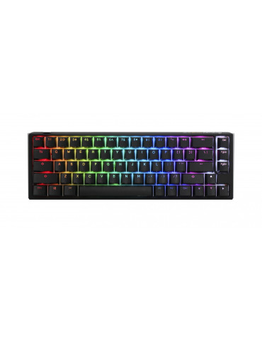 Геймърскa механична клавиатура Ducky One 3 Classic SF 65%, Hotswap Cherry MX Black, RGB, PBT Keycaps - DKON2167ST-AUSPDCLAWSC1