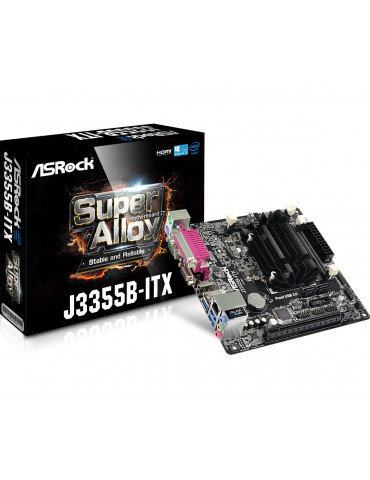 Дънна платка Asrock J3355B-ITX с процесор J3355