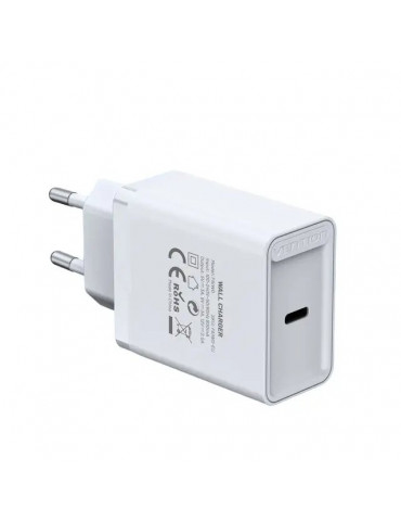 Бързо зарядно Vention Fast Charger Wall QC4.0, PD3.0 Type-C, 30W White - FAIW0