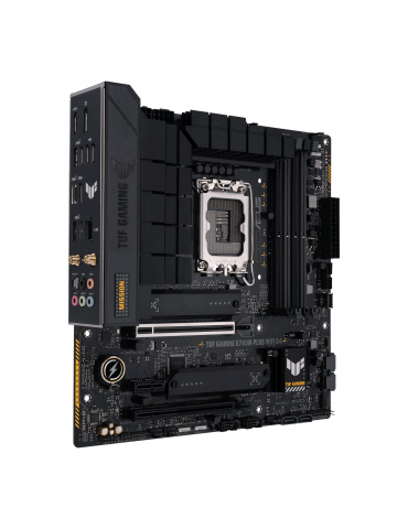 Дънна платка Asus TUF GAMING B760M-PLUS WIFI D4, LGA 1700 Micro-ATX, 4x DDR4, PCIe 5.0, WiFi 6