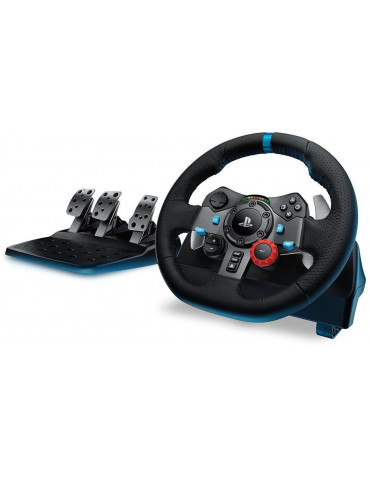 Волан Logitech Driving Force G29 PS3/PS4/PC, черен