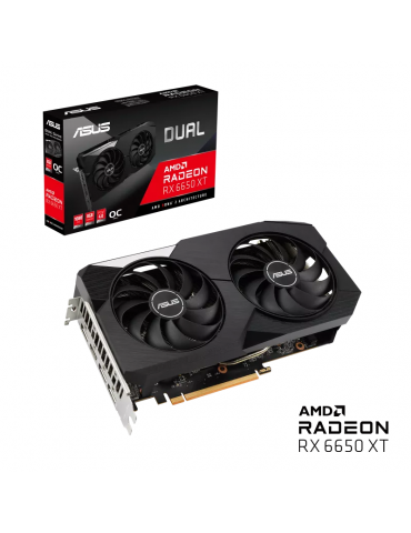 Видео карта Asus Dual Radeon RX 6650 XT OC Edition 8GB GDDR6 - DUAL-RX6650XT-08G