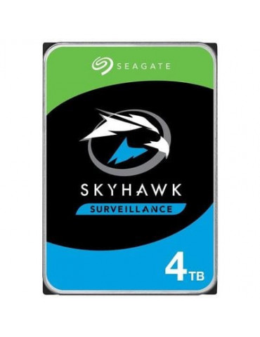 Твърд диск Seagate 4TB AI Skyhawk SATA3 3.5''  5400rpm 256MB - ST4000VX016