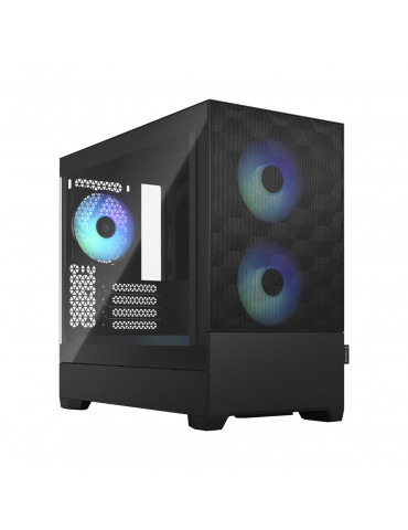 Кутия за компютър Fractal Design POP MINI AIR RGB  BLK TG CT - FD-C-POR1M-06