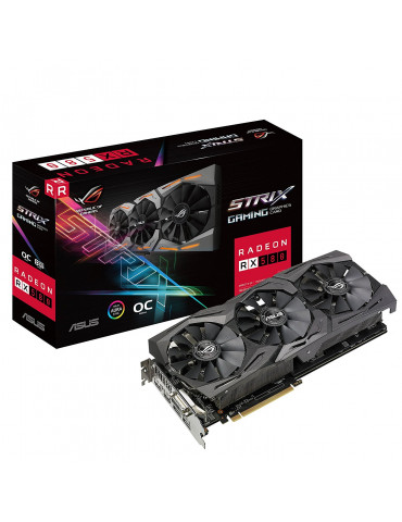 Видео карта Asus ROG Strix AMD Radeon RX580 OC 8GB GDDR5