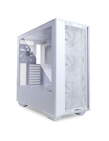 Кутия за компютър Lian Li LANCOOL III Mid-Tower, Tempered Glass, бял - GELI-908