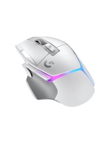 Геймърска мишка Logitech G502 X Plus White Lightsync RGB - 910-006171
