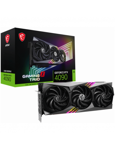 Видео карта MSI NVidia GeForce RTX 4090 GAMING X TRIO 24G, 24GB GDDR6X, 384-bit