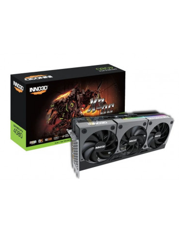 Видео карта Inno3D GeForce RTX 4080 X3 16GB OC - N40803-166XX-187049N