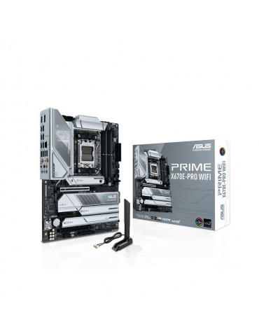 Дънна платка Asus PRIME X670E PRO WIFI 6E, AM5, DDR5, PCIe 5.0, Aura Sync
