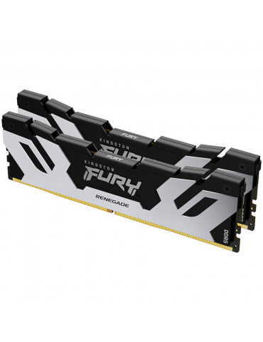 RAM памет Kingston 32GB(2x16GB) DDR5 7200MHz CL38 FURY Renegade Silver XMP - KF572C38RSK2-32