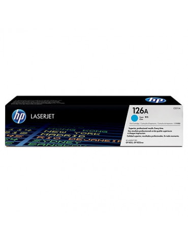 HP 126A Cyan LaserJet Toner Cartridge