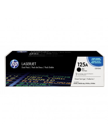 HP 125A Black Dual Pack LJ Toner Cartridge