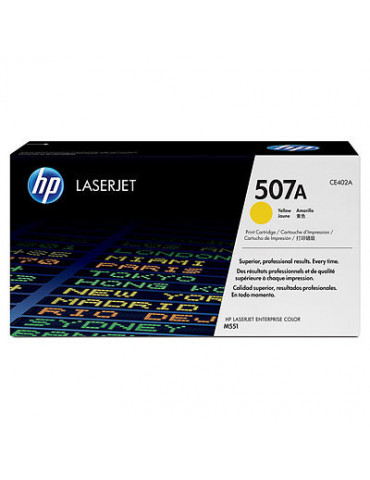 HP 507A Yellow LaserJet Toner Cartridge