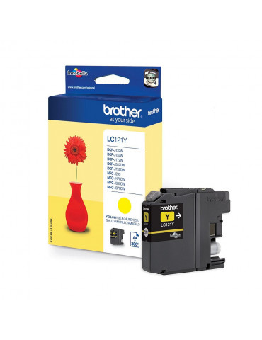 Brother LC-121 Yellow Ink Cartridge for MFC-J470DW/DCP-J552DW