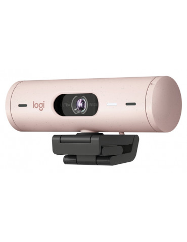 Web камера Logitech Brio 500, ROSE, EMEA28 - 960-001421