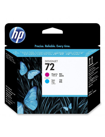 HP 72 Magenta and Cyan Printhead