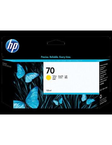 HP 70 130-ml Yellow Ink Cartridge