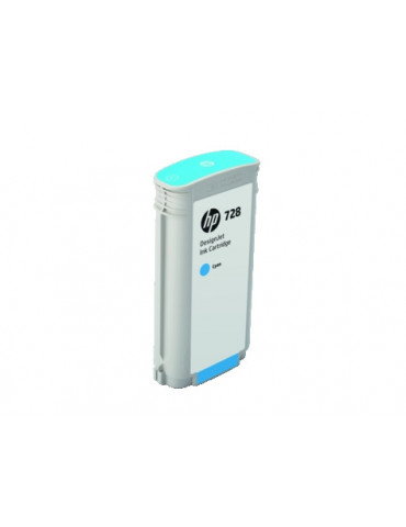 HP 728 130-ml Cyan DesignJet Ink Cartridge