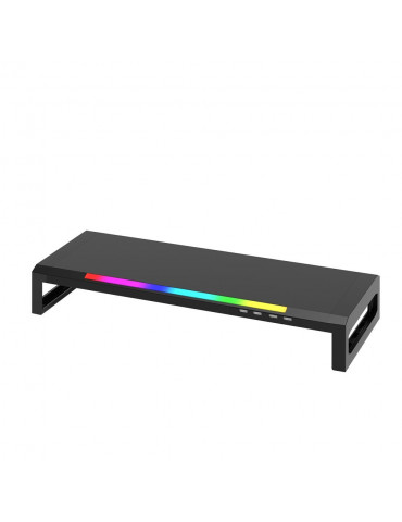 Стойка за монитор Marvo DZ-01 с USB Hub 4 port, RGB - MARVO-DZ-01