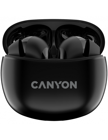 Bluetooth слушалки Canyon TWS-5 с микрофон, BT V5.3, черен - CNS-TWS5B