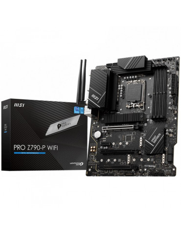 Дънна платка MSI PRO Z790-P WIFI, LGA1700, DDR5, 4x M.2